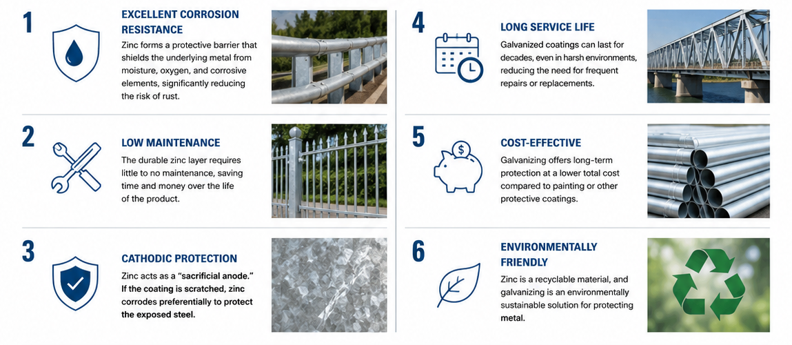 The Benefits of Galvanizing Metal Surfaces