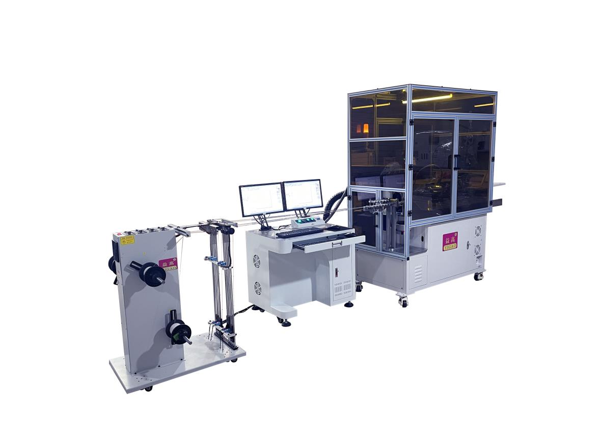 Fully automatic laser wire stripping, cutting and soldering machine
